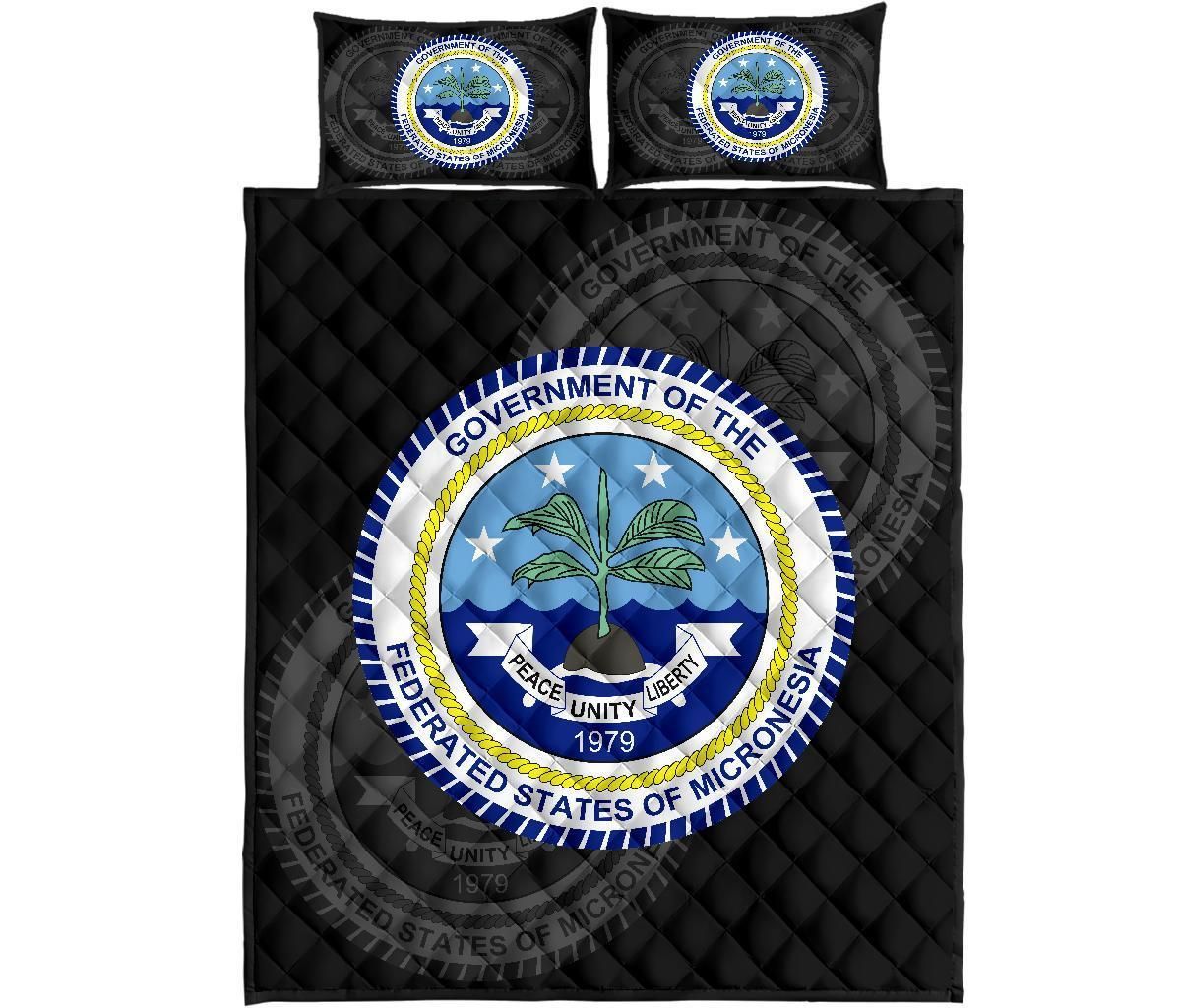 Federated States of Micronesia Polynesian Quilt Bed Set