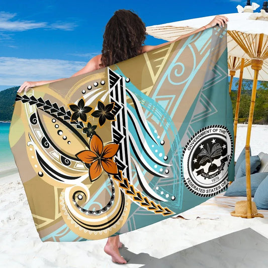 Federated States of Mariana Sarong - Flower Ribons