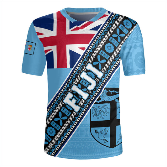 Fiji Rugby Jersey Flag And Coat Of Arms