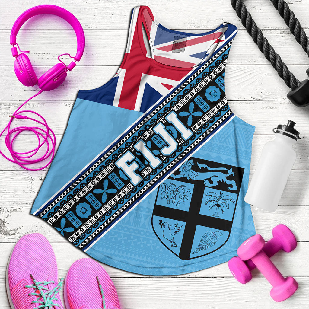 Fiji Women Tank Flag And Coat Of Arms