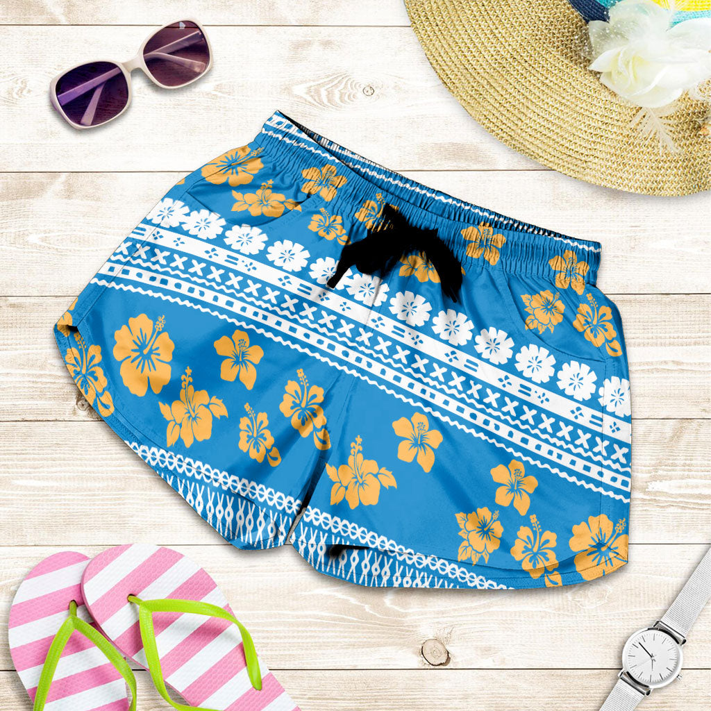Fiji Women Shorts Tapa Pattern