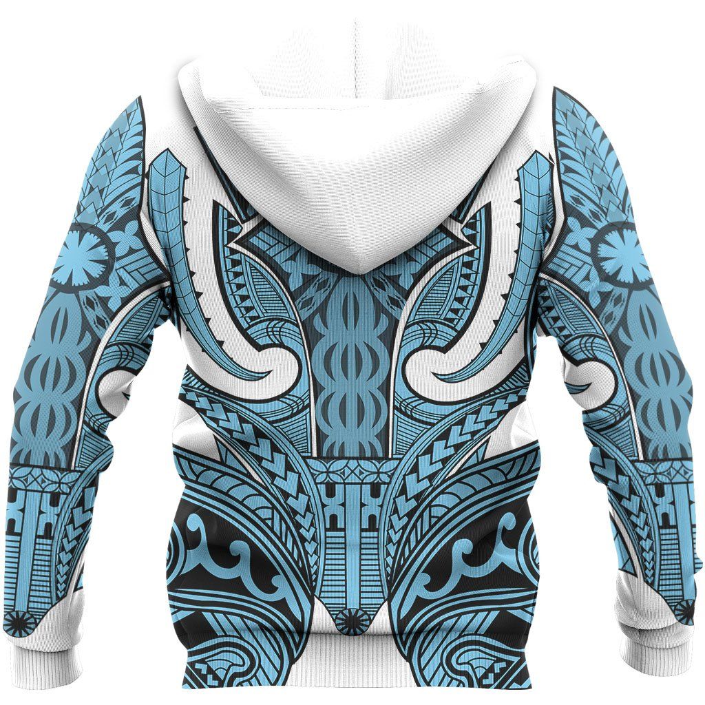 Fiji Active Special Hoodie - Fiji Flag Polysenian Tattoo
