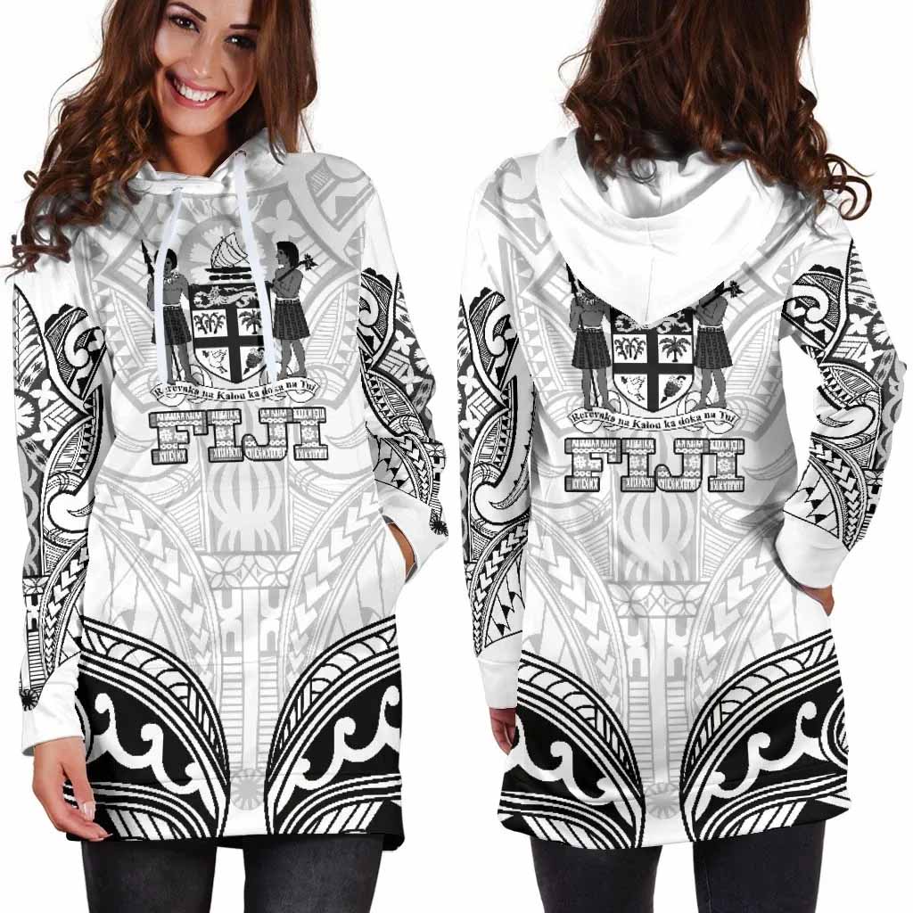 Fiji Hoodie Dress - Fiji Coat Of Arms Female