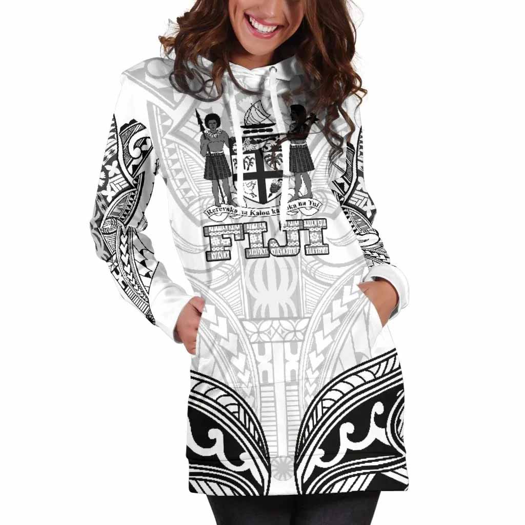 Fiji Hoodie Dress - Fiji Coat Of Arms Female