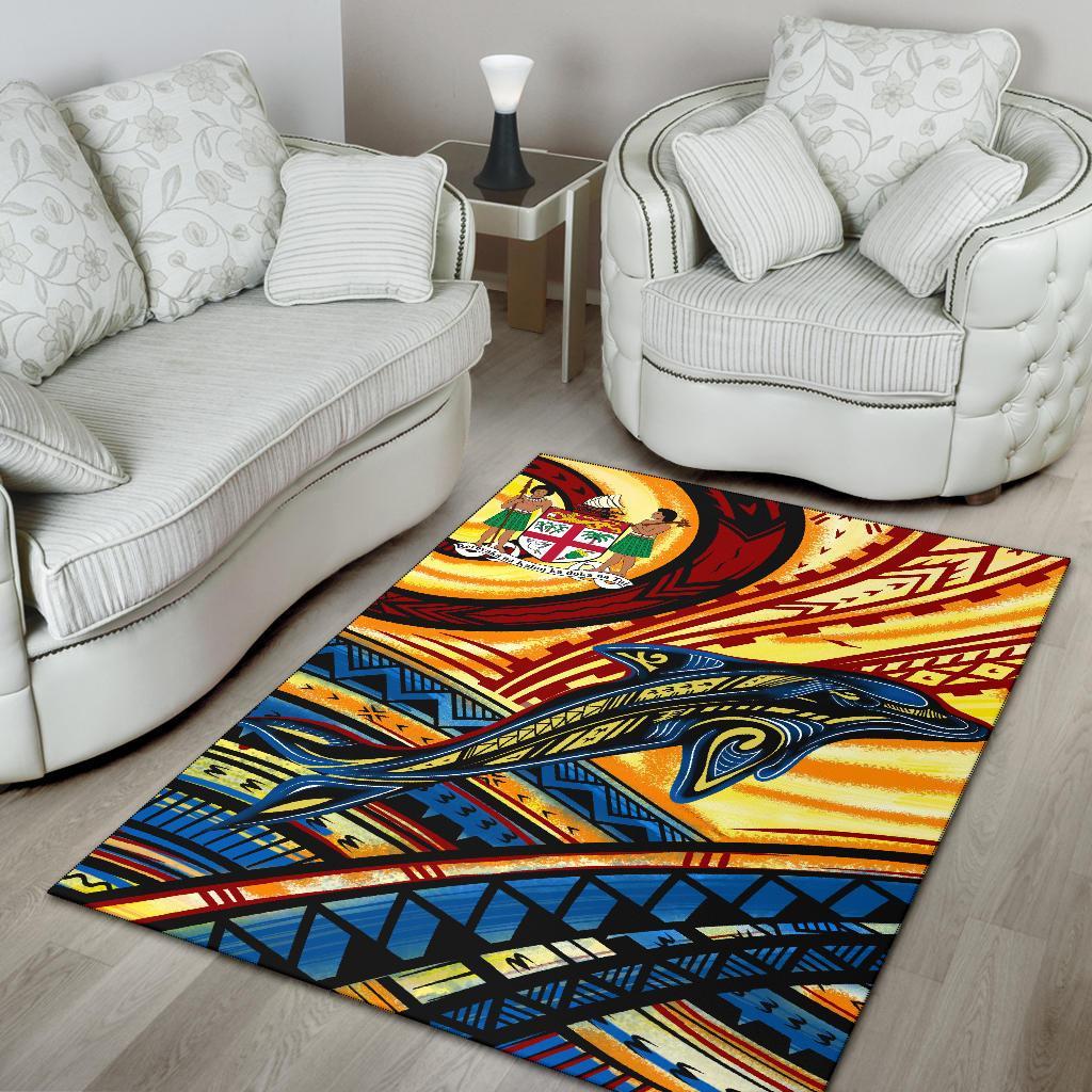 Fiji Area Rug - Dolphin Surfing