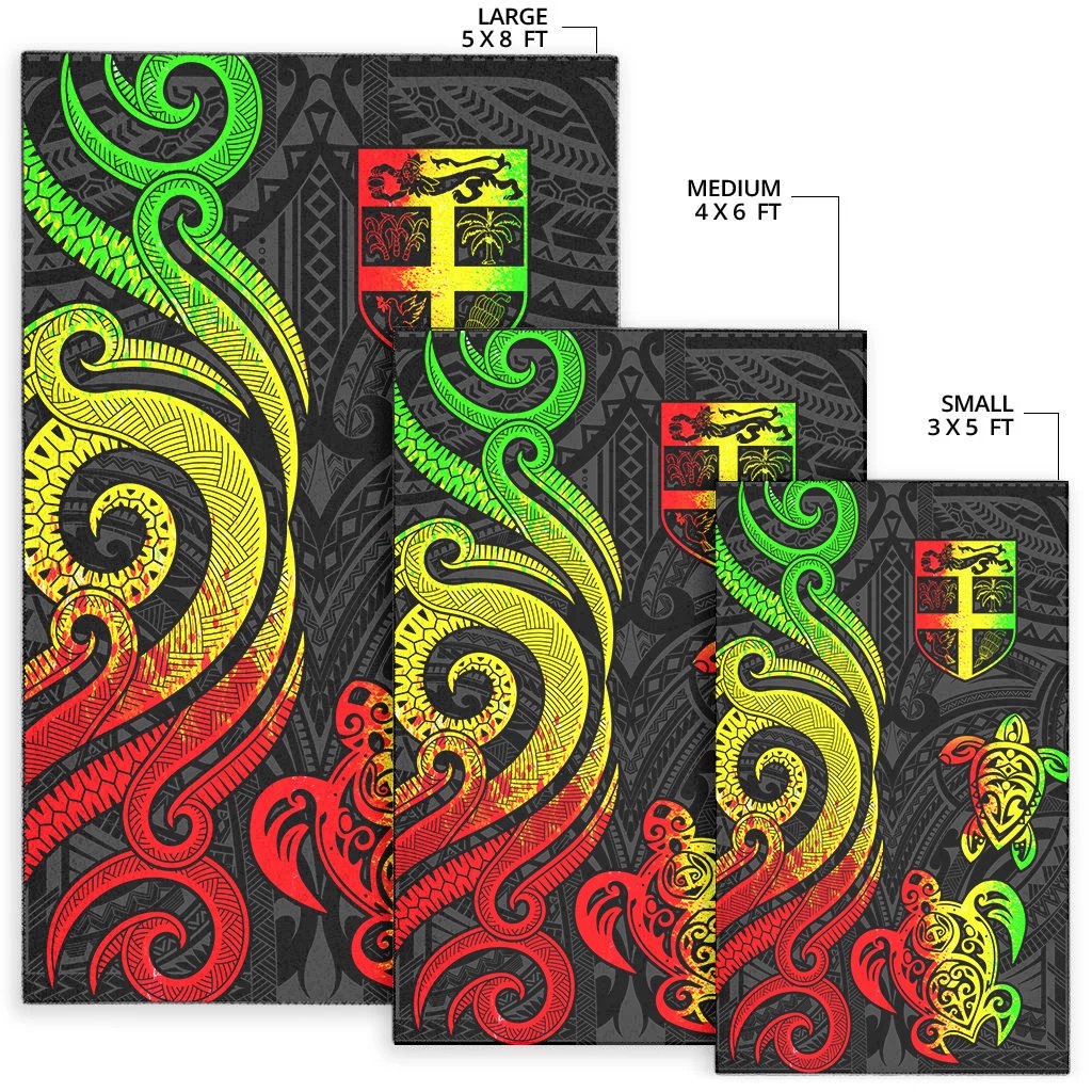 Fiji Area Rug - Reggae Tentacle Turtle