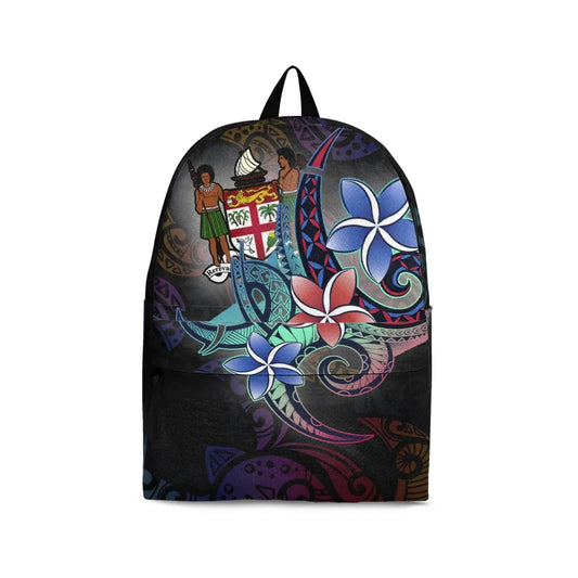 Fiji Backpack - Plumeria Flowers Style
