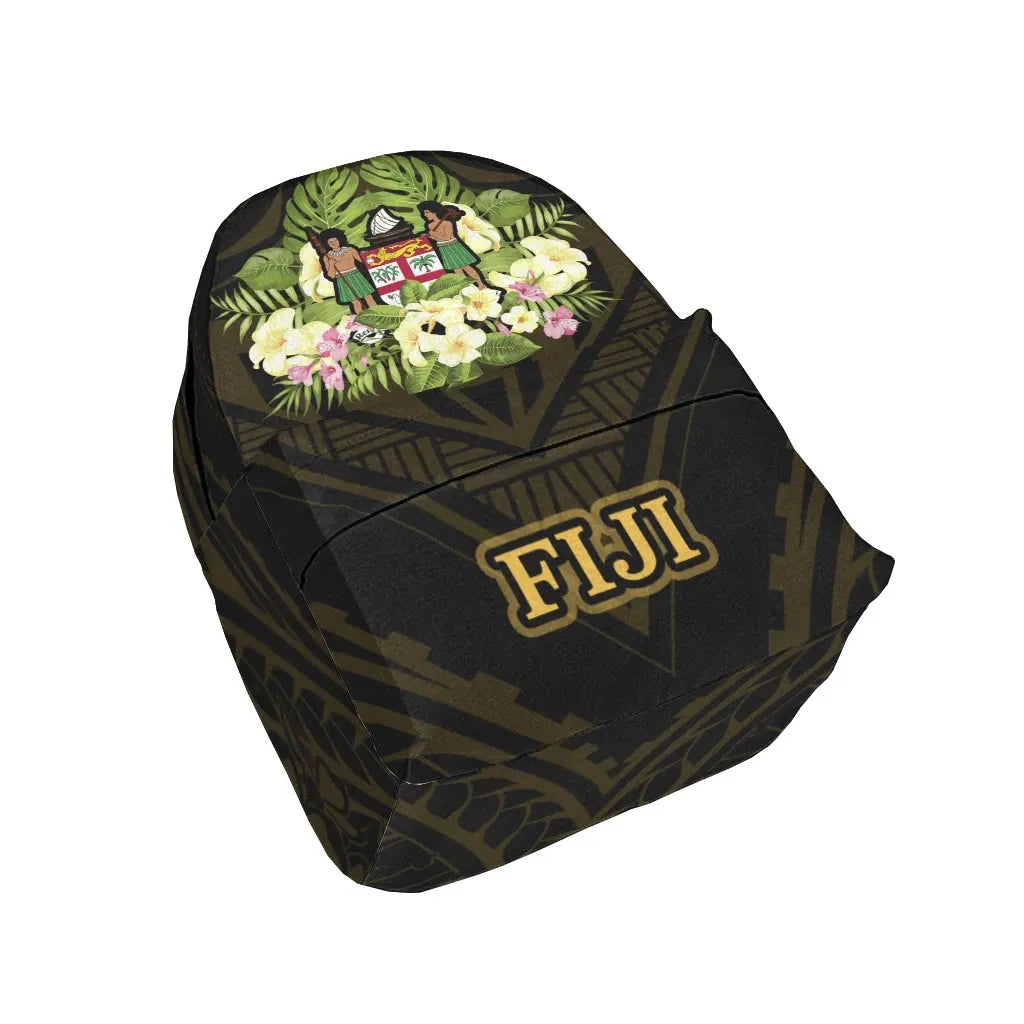 Fiji Backpack - Polynesian Gold Patterns Collection