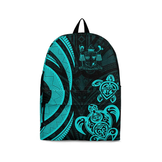 Fiji Backpack - Turquoise Tentacle Turtle Crest