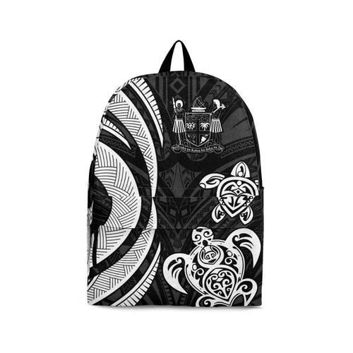Fiji Backpack - White Tentacle Turtle Crest