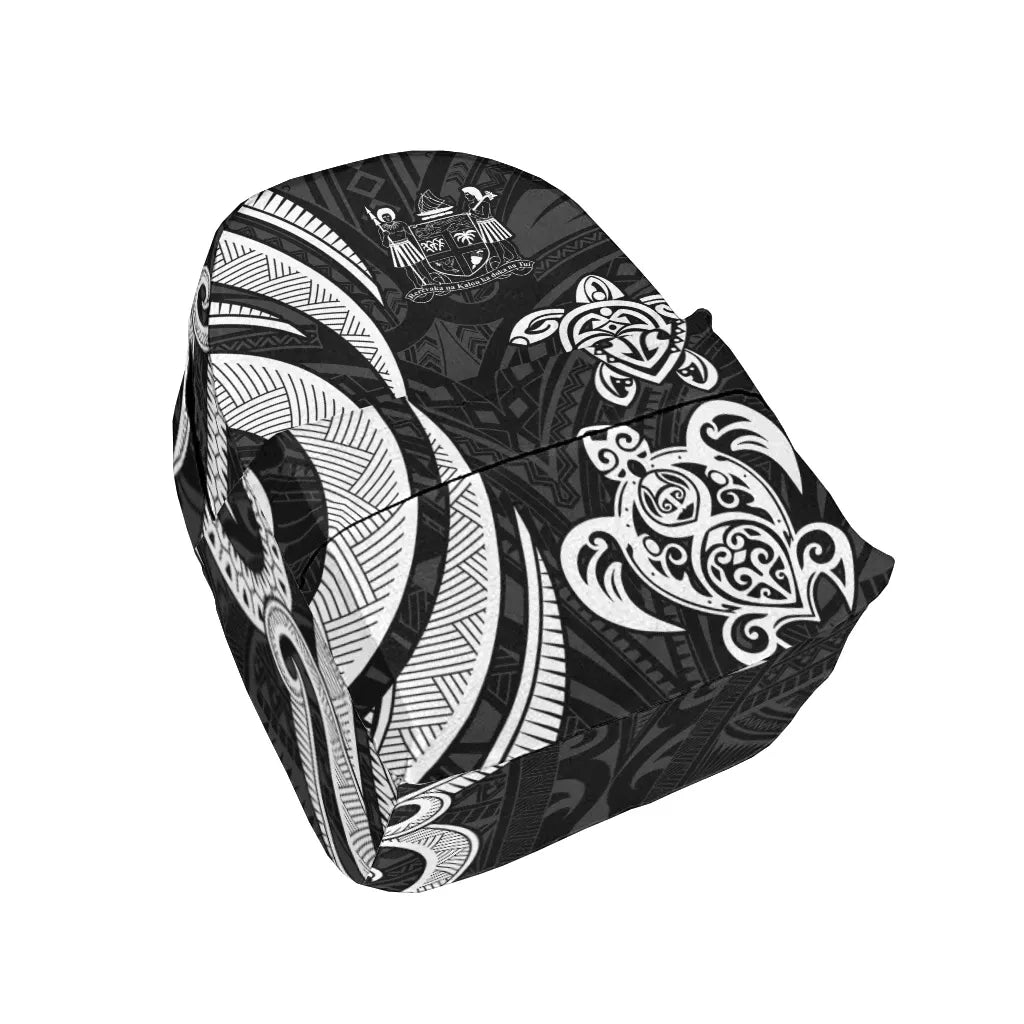 Fiji Backpack - White Tentacle Turtle Crest