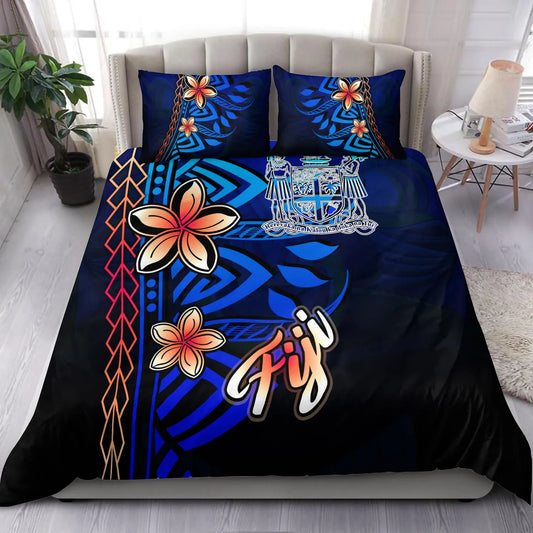 Fiji Bedding Set - Vintage Tribal Mountain Crest