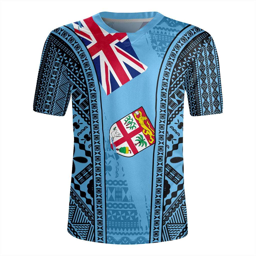 Fiji Rugby Jersey Bula Pattern Style Flag