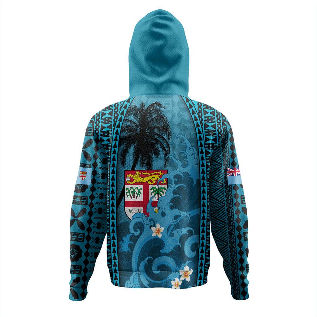 Fiji Hoodie Bula Island Wave Tropical