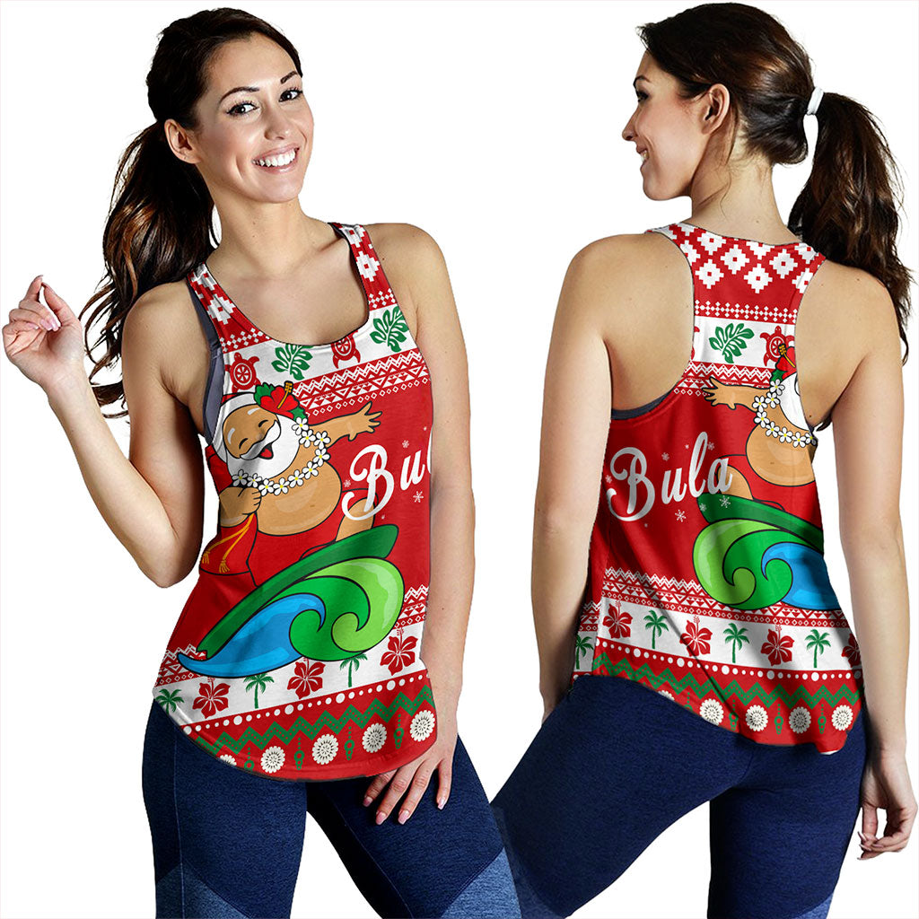 Fiji Women Tank Santa Claus Ho Ho Ho Christmas