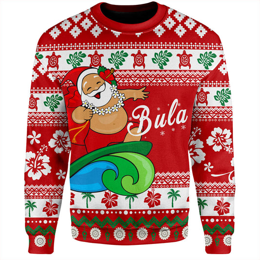 Fiji Sweatshirt Santa Claus Ho Ho Ho Christmas