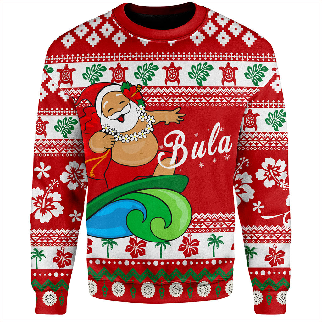 Fiji Sweatshirt Santa Claus Ho Ho Ho Christmas