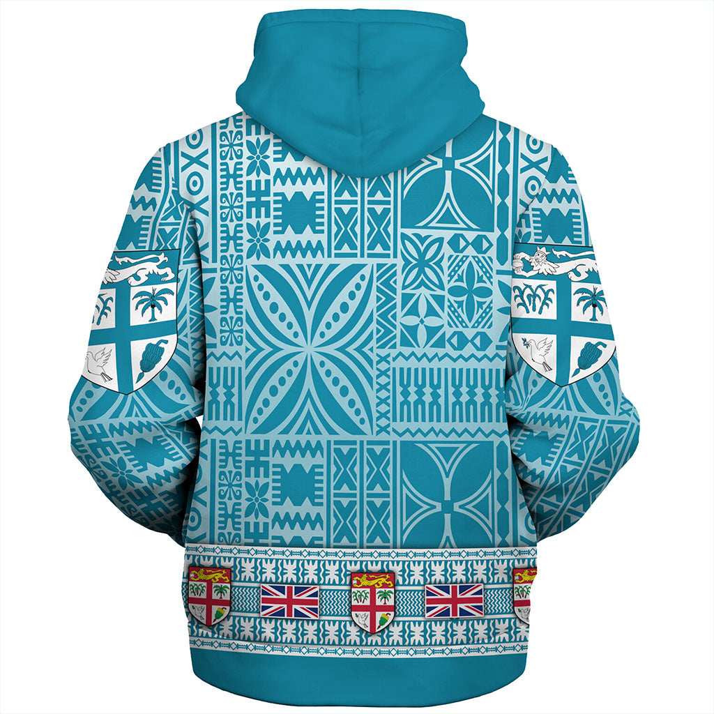 Fiji Sherpa Hoodie Classic Bula Flag