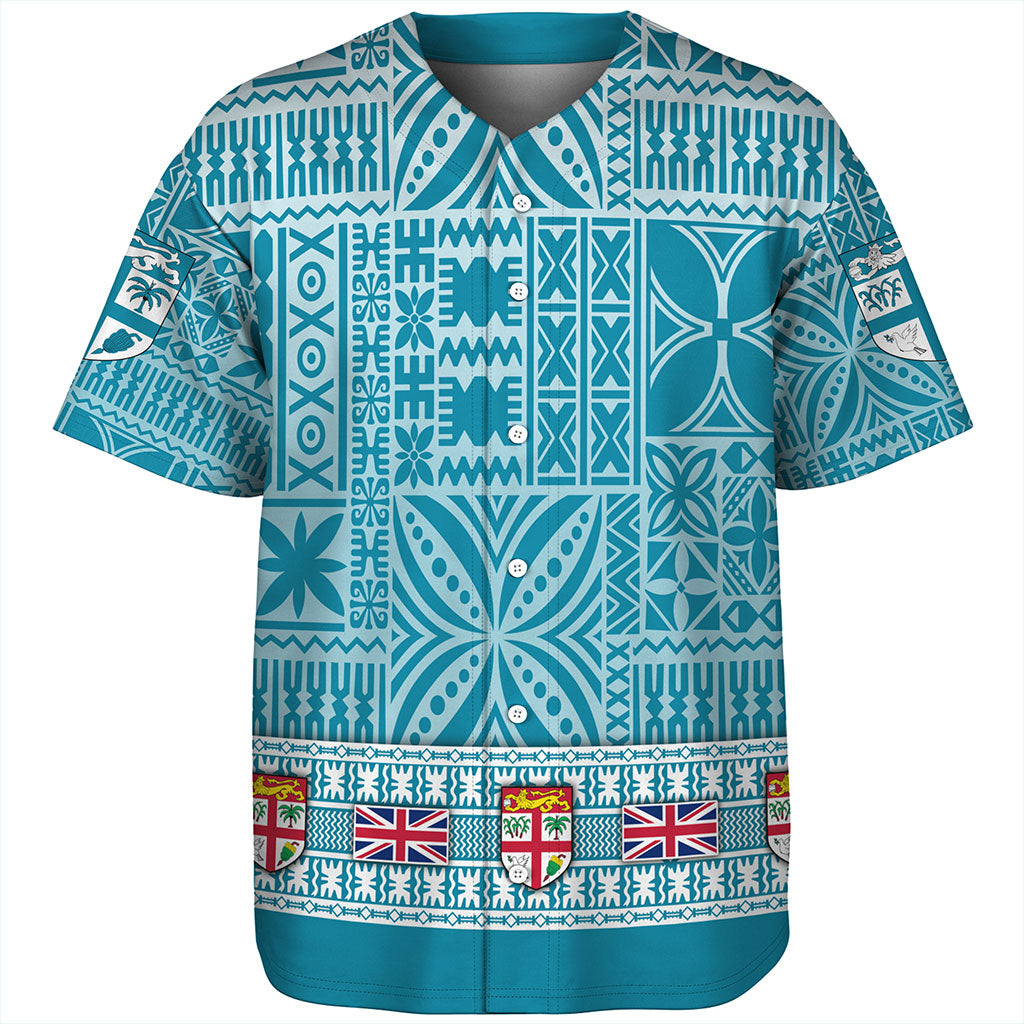 Fiji Baseball Shirt Classic Bula Flag