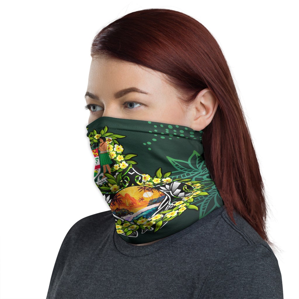 Fiji Crest Neck Gaiter - Ti Leaf Lei Turtle