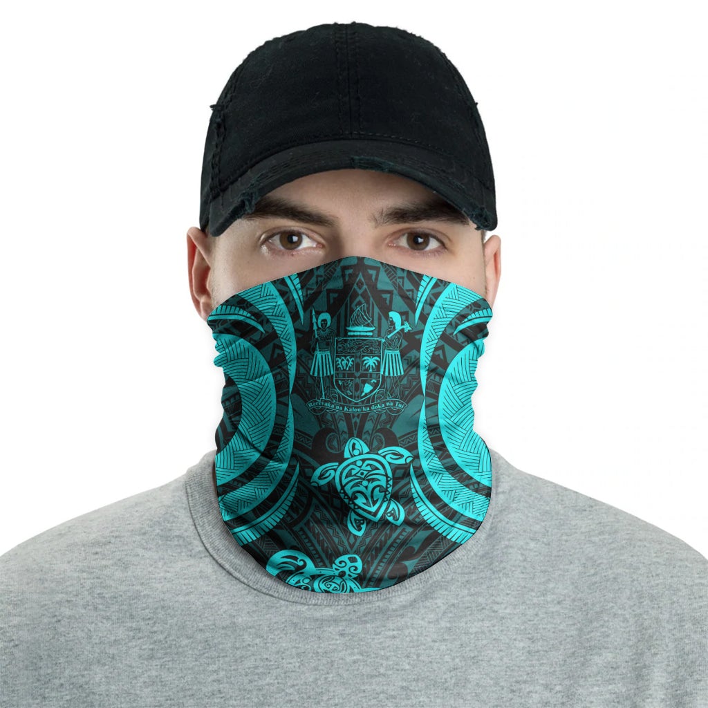 Fiji Crest Neck Gaiter - Turtle Tentacle Turquoise