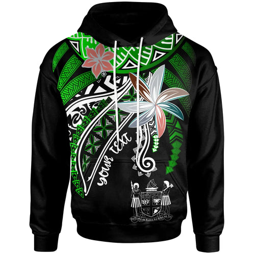Fiji - Custom Personalised Hoodie - Fanciful Forest Green Color