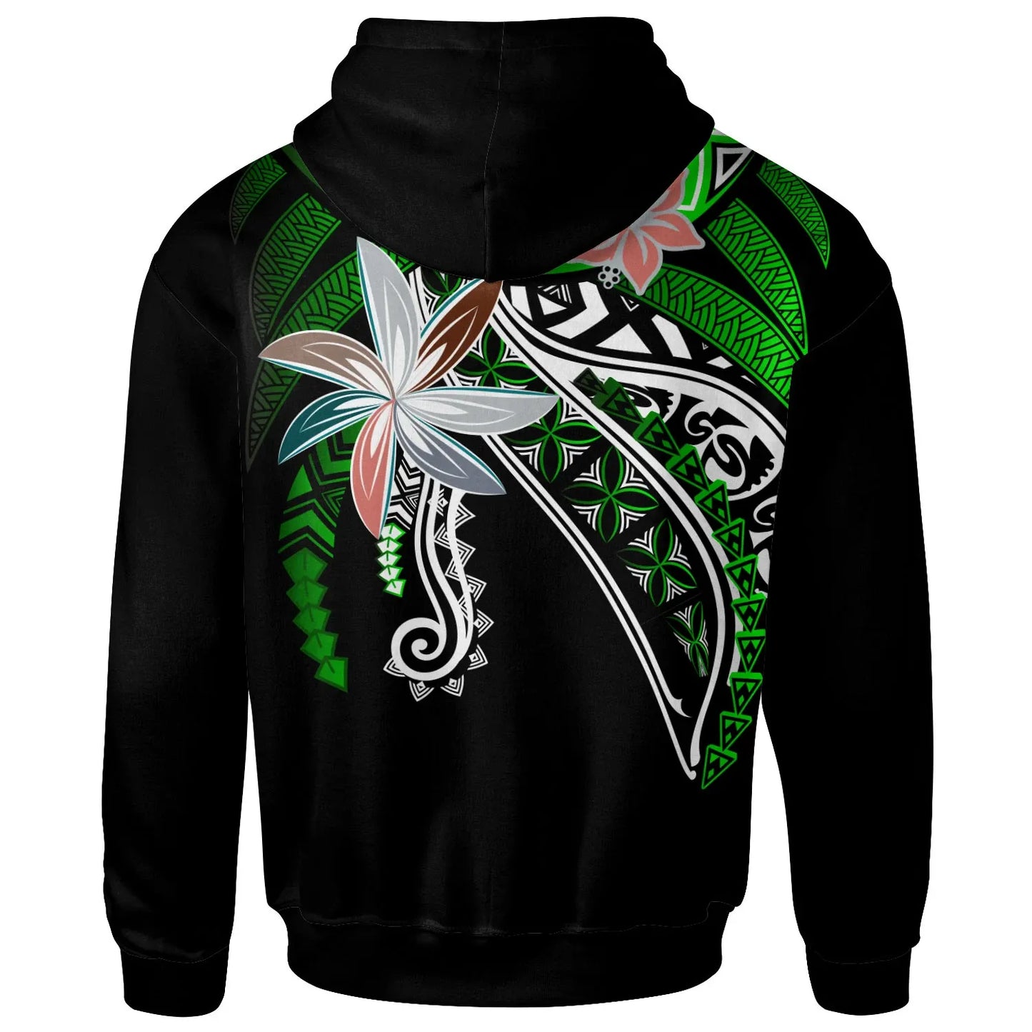 Fiji - Custom Personalised Hoodie - Fanciful Forest Green Color
