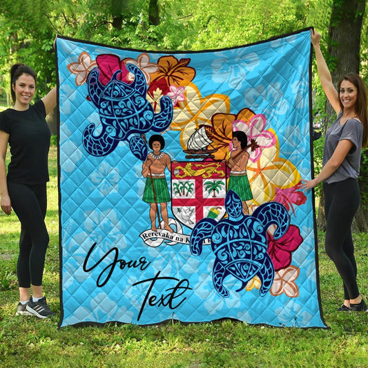 Fiji Custom Personalised Premium Quilt - Tropical Style