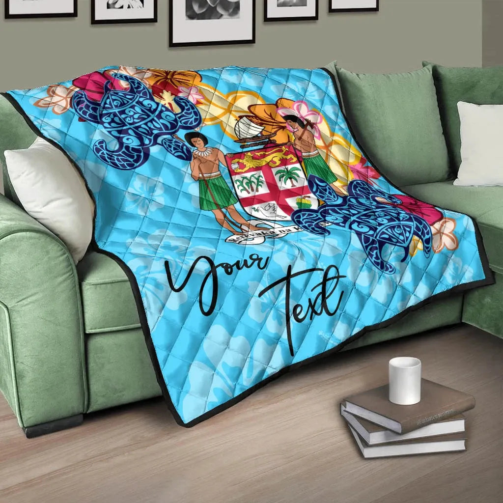 Fiji Custom Personalised Premium Quilt - Tropical Style