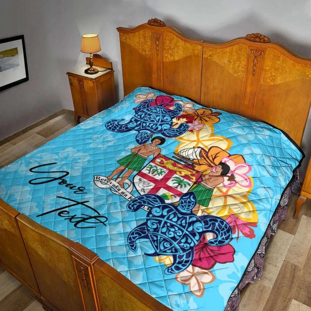 Fiji Custom Personalised Premium Quilt - Tropical Style