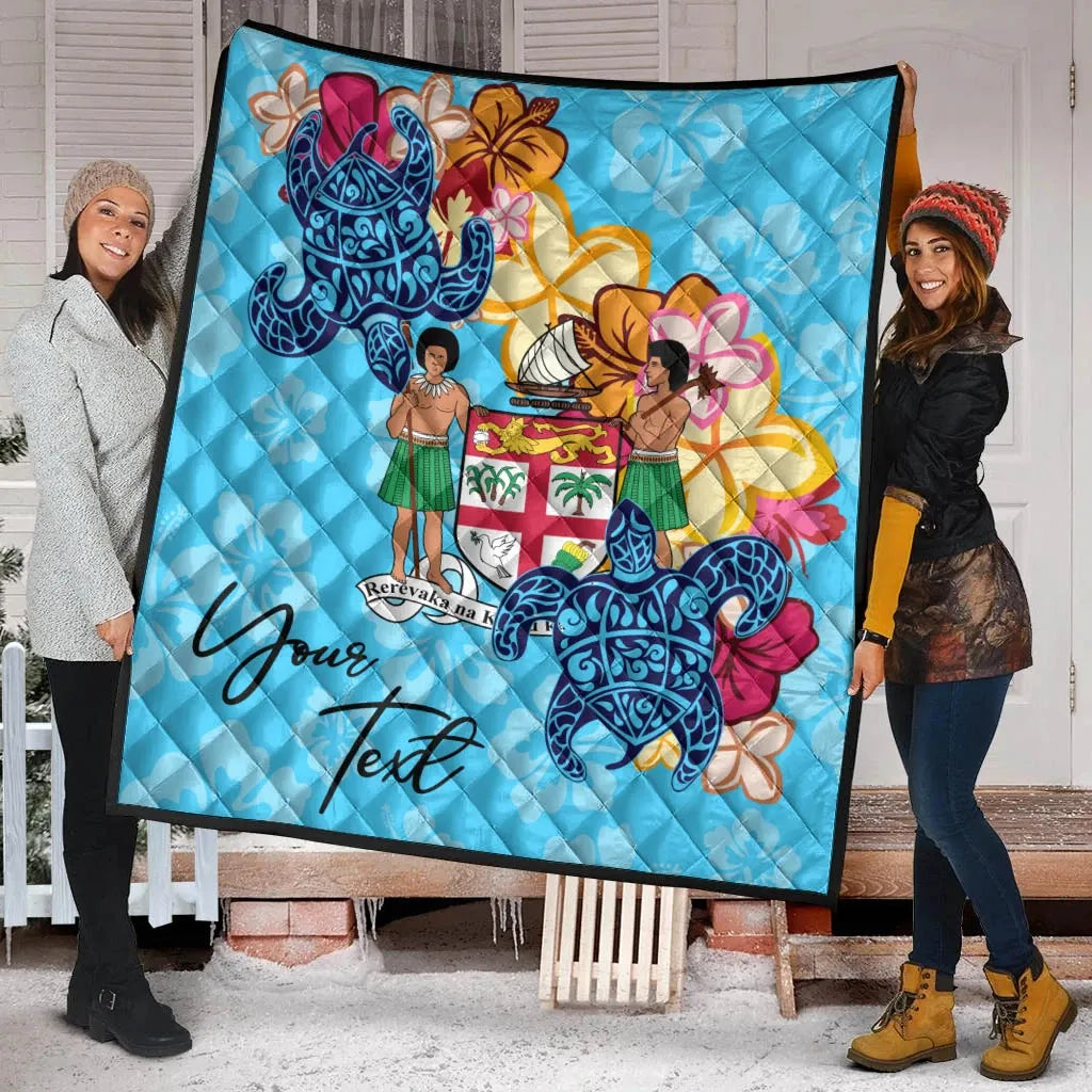 Fiji Custom Personalised Premium Quilt - Tropical Style