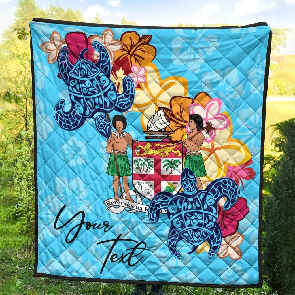 Fiji Custom Personalised Premium Quilt - Tropical Style