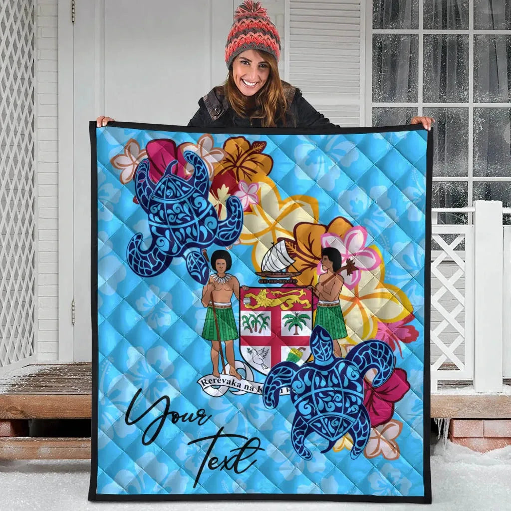 Fiji Custom Personalised Premium Quilt - Tropical Style