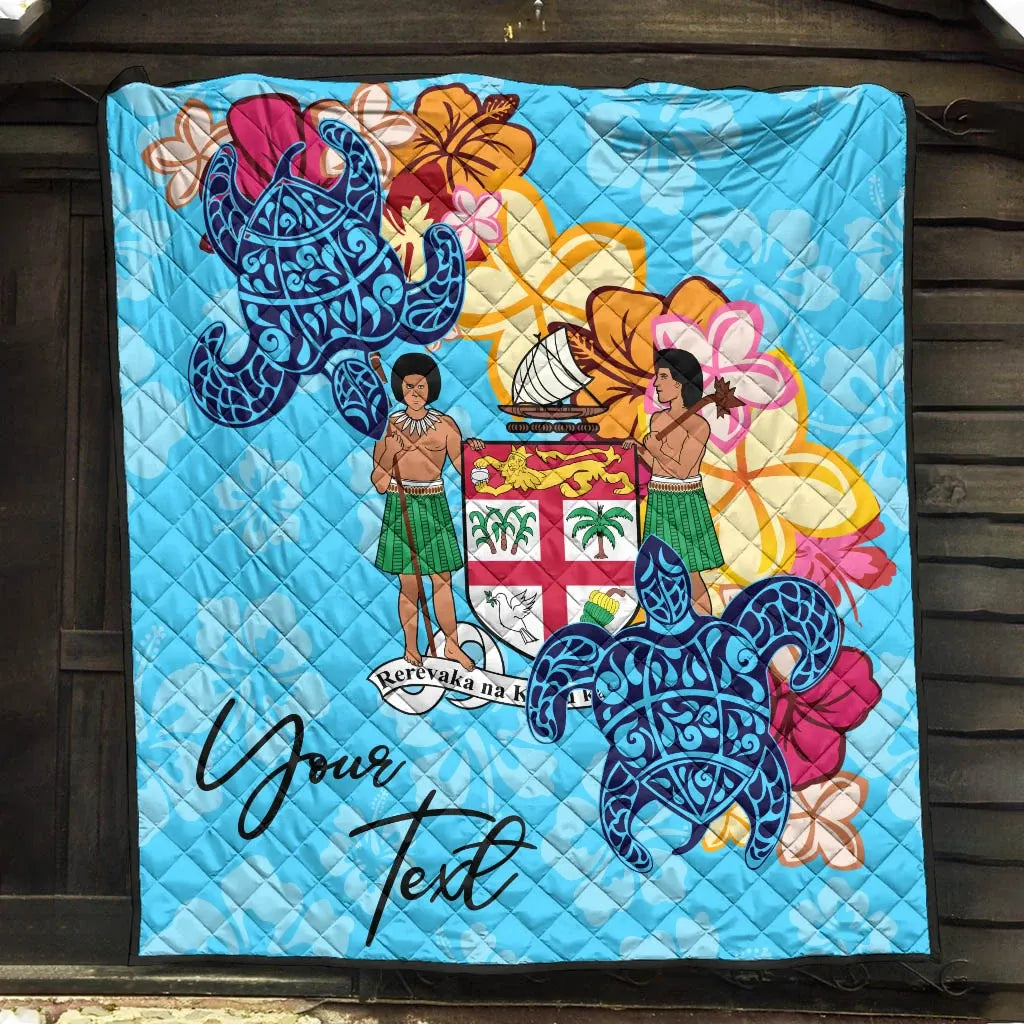 Fiji Custom Personalised Premium Quilt - Tropical Style