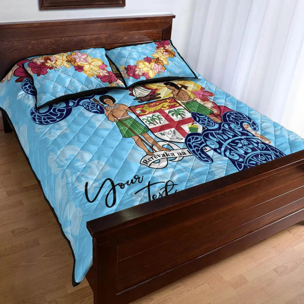 Fiji Custom Personalised Quilt Bed Set - Tropical Style