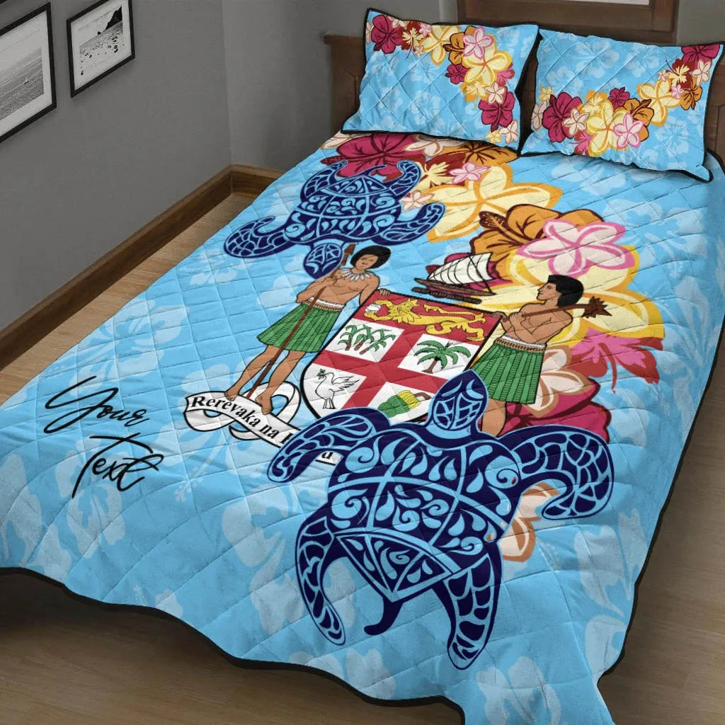 Fiji Custom Personalised Quilt Bed Set - Tropical Style