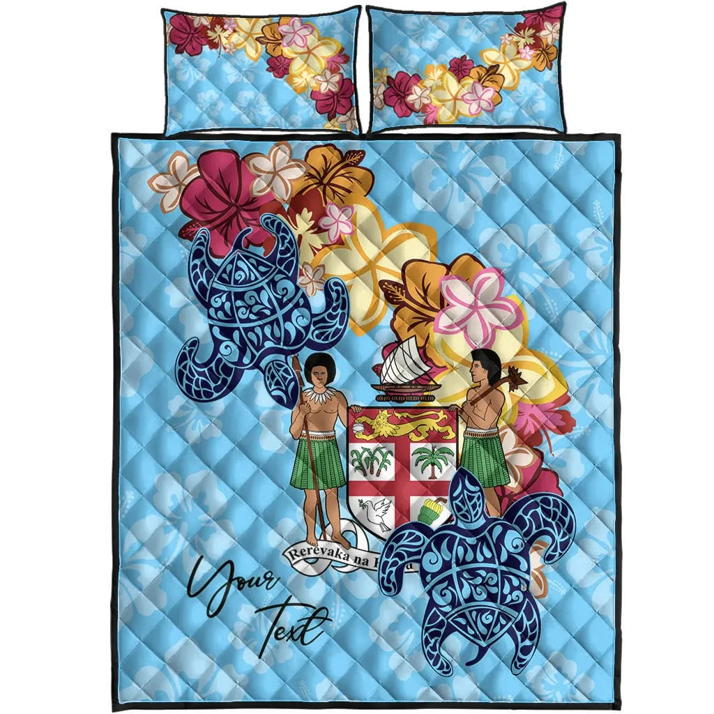 Fiji Custom Personalised Quilt Bed Set - Tropical Style