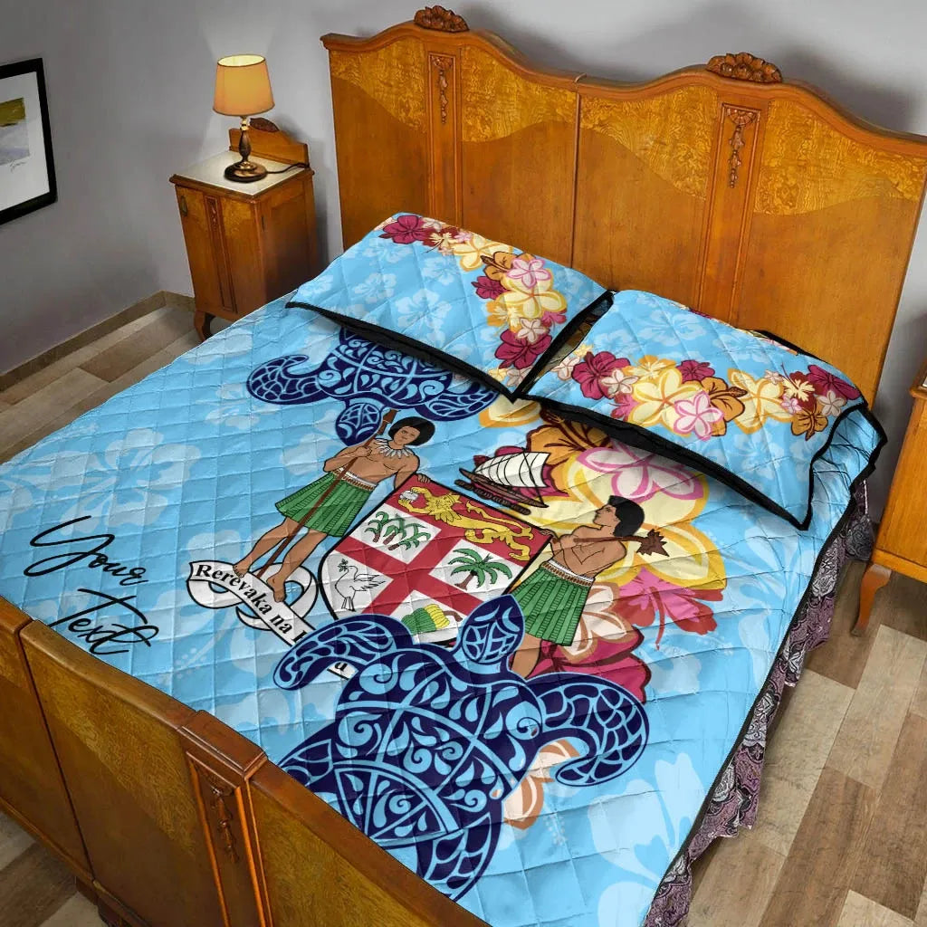 Fiji Custom Personalised Quilt Bed Set - Tropical Style