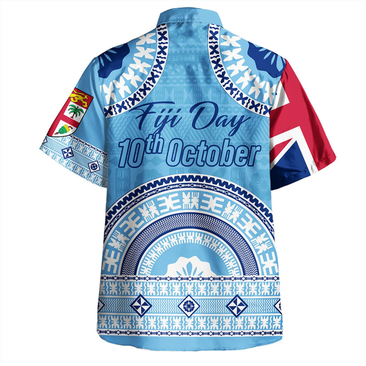 Fiji Combo Dress And Shirt Happy Fiji Day Bula Pattern