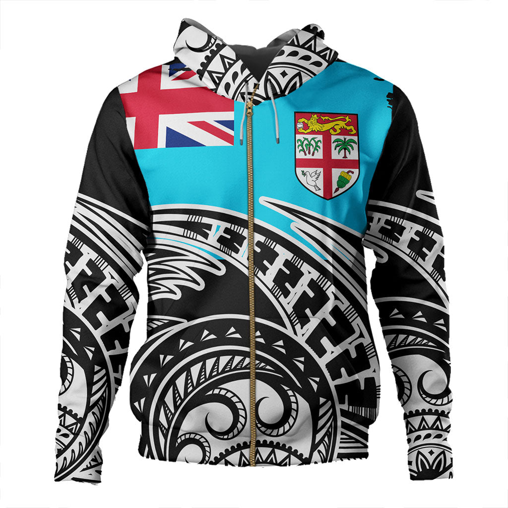 Fiji Hoodie Custom Ethnic Style