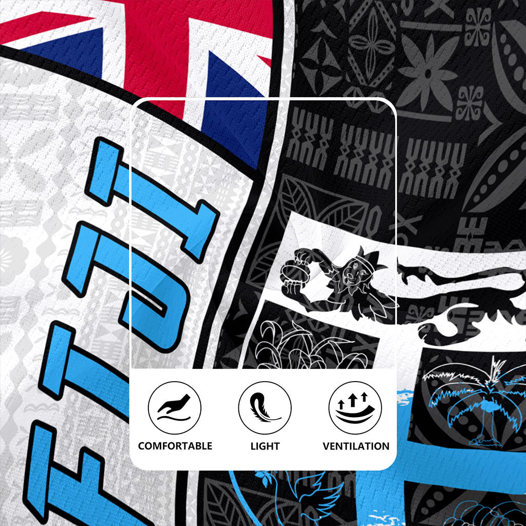 Fiji Rugby Jersey Flag Pattern Bula Concept