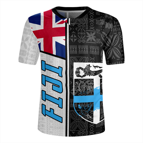 Fiji Rugby Jersey Flag Pattern Bula Concept