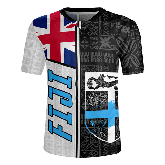 Fiji Rugby Jersey Flag Pattern Bula Concept