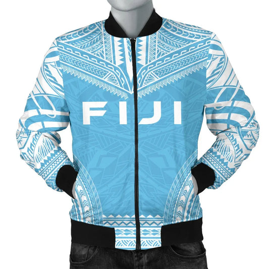 Fiji Flag Polynesian Chief Bomber Jacket
