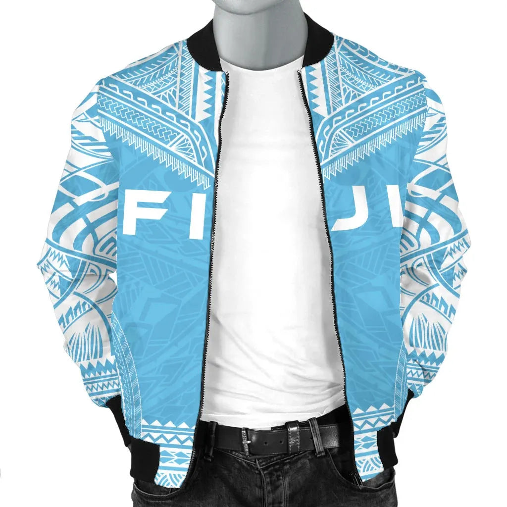 Fiji Flag Polynesian Chief Bomber Jacket