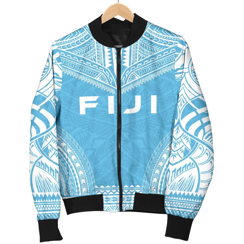 Fiji Flag Polynesian Chief Bomber Jacket