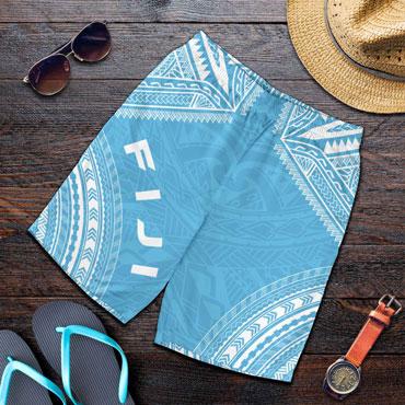 Fiji Men Shorts - Polynesian Chief Flag Version