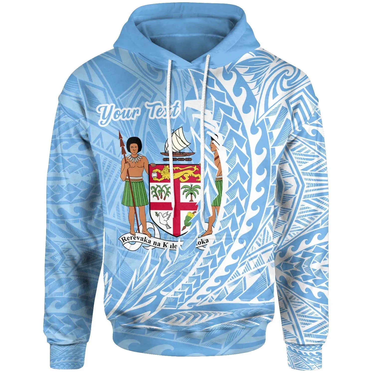 Fiji Hoodie - Custom Personalised Wings Style