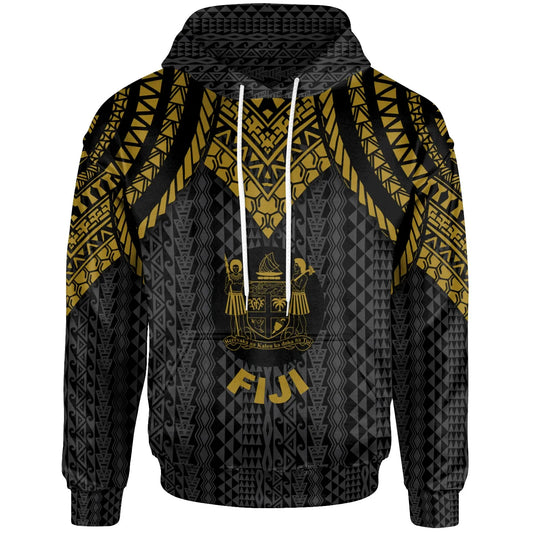 Fiji Hoodie - Polynesian Armor Style Gold