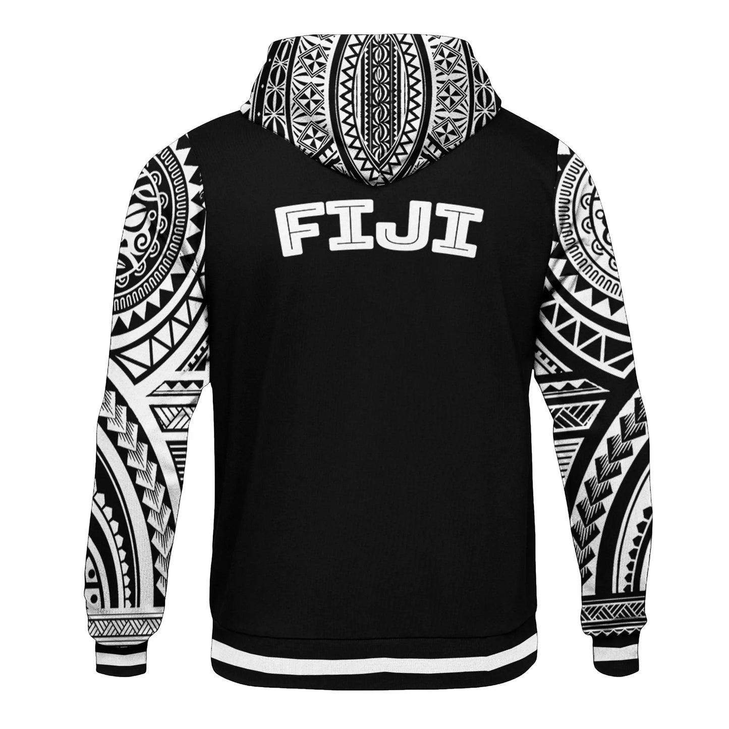 Fiji Hoodie - Polynesian Special Black Style